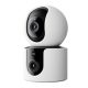 Xiaomi Dual Smart Camera C300, IP biztonsági kamera, Beltéri, Vezeték nélküli, Amazon Alexa & Google Assistant, Mennyezet/Fal/Asztal, Fehér