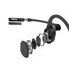 SHOKZ OpenComm2 2025 Upgrade, Vezeték nélküli, Iroda/telefonos ügyfélközpont, 35 g, Headset, Fekete