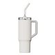 Xiaomi Straw Mug, Normál, 1 L, Bögre, Univerzális, Fehér, Szilikon, Rozsdamentes acél