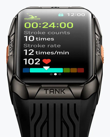 KOSPET TANK X2 ULTRA, 3,63 cm (1.43"), AMOLED, Érintőképernyő, GPS (műhold), 75 g
