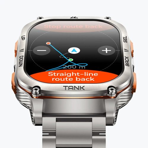 KOSPET TANK M3 ULTRA, 4,98 cm (1.96"), AMOLED, Érintőképernyő, GPS (műhold), 75,4 g