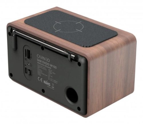 Carneo W100 DAB/FM, Hordozható, DAB, FM, DAB+, 168 - 240 MHz, 5 W, 120 - 18000 Hz, 70 dB