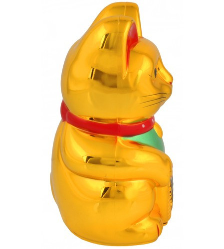 Kínai integető macska - arany