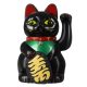 Kínai integető macska - fekete