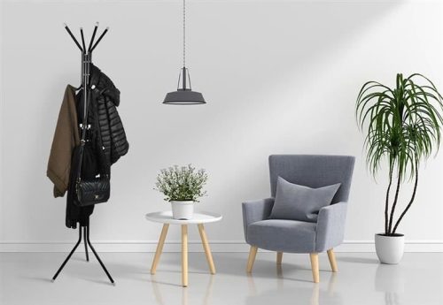 Álló akasztó 170 cm - fekete