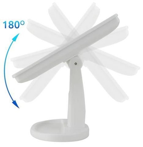 22 LED-es sminktükör