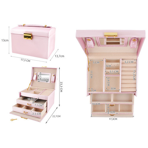 Ékszeres doboz - rózsaszín