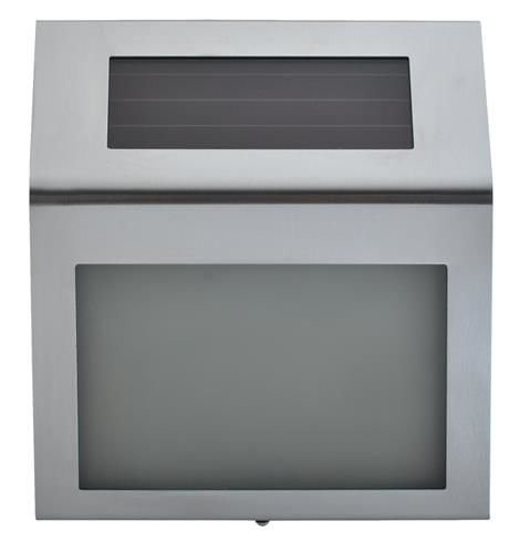 Napelemes házszám tábla