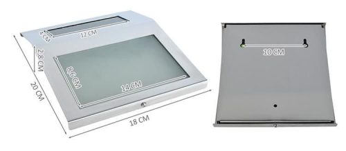 Napelemes házszám tábla