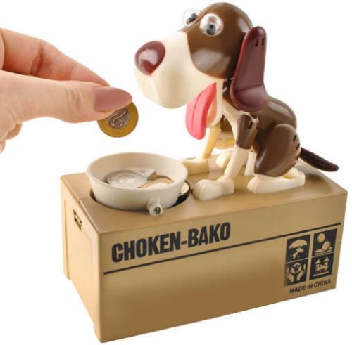 Interaktív persely - kutya