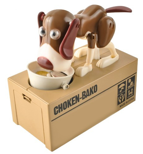 Interaktív persely - kutya