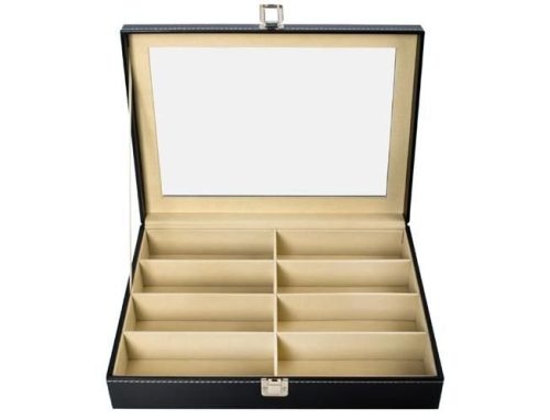 Rendező szemüvegekhez, 8 rekeszes