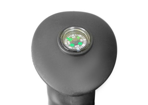 2 db-os fekete túrabot készlet + kiegészítők, összecsukható, 65-140cm