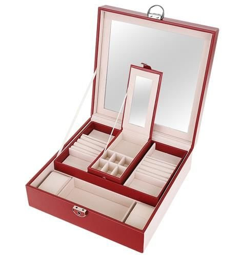 Beautylushh ékszerdoboz bordó