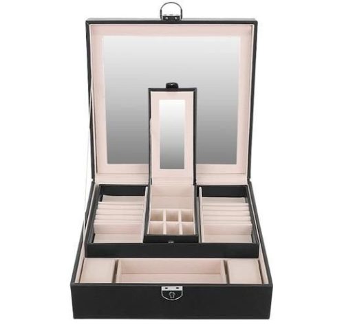 Ékszeres doboz - fekete