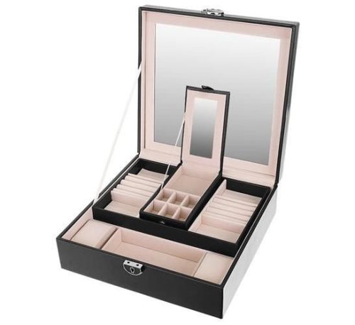 Ékszeres doboz - fekete