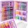 Festékkészlet bőröndben, 168 db, rózsaszín