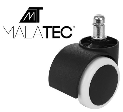 Irodai szék kerekei - 5 db - fehér