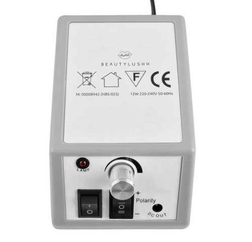 12W-os Beautylushh műköröm csiszoló gép, 54 fejjel és kiegészítővel