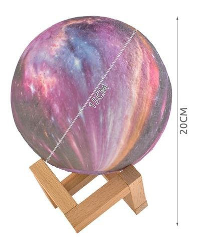Holdfényes éjjeli lámpa 15cm 16 színben