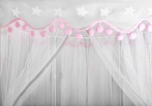 Gyerek sátor rózsaszín-szürke