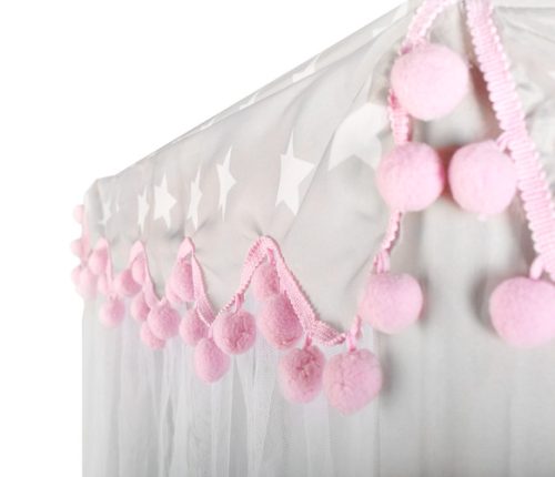 Gyerek sátor rózsaszín-szürke