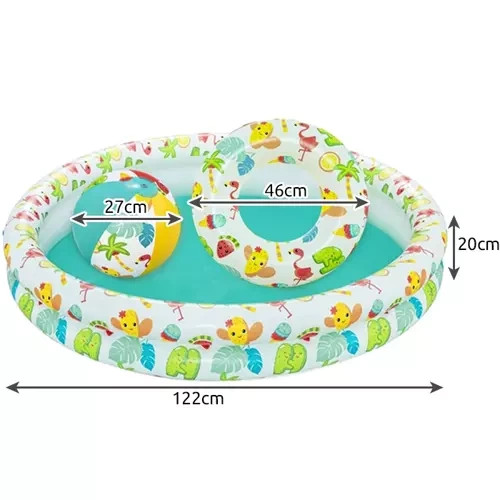  3 az 1-ben felfújható gyermekmedence BESTWAY 51124