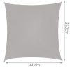 3,6x3,6 m-es napvitorla - szürke
