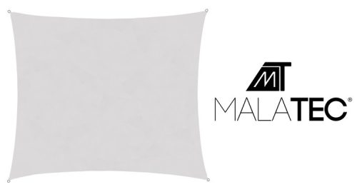 3x2m napvitorla, négyzet alakú - szürke