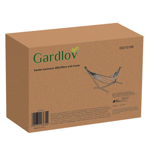 Kerti függőágy 200x150 cm kerettel