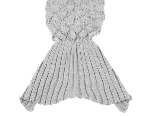 Sellőfarkú takaró - szürke KO11380