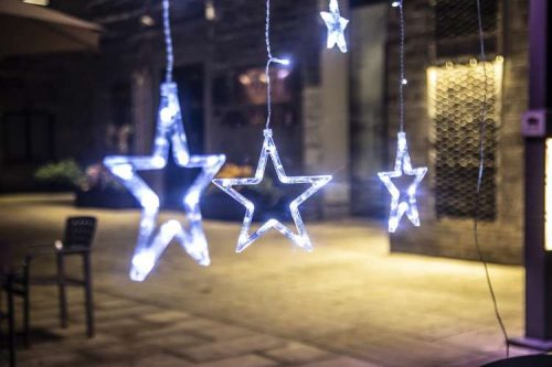 Fényfüggöny 138LED - hideg fehér 31V KŚ11318