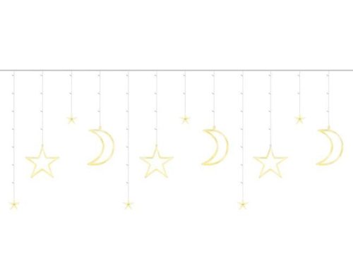 Fényfüggöny 138LED - meleg fehér 31V KŚ11329