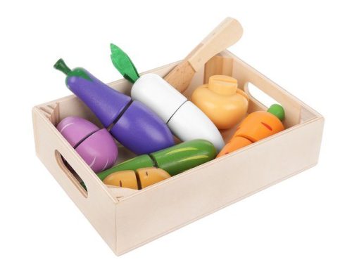Gyümölcs és zöldség készlet fából vágáshoz Z11207
