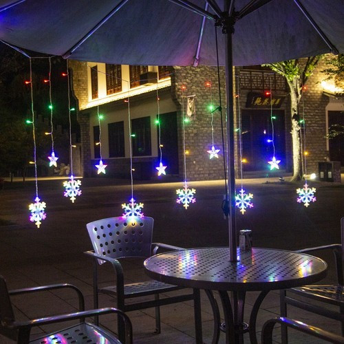 Fényfüggöny 138 LED - többszínű 31V KŚ11323