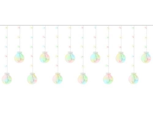 Fényfüggöny 108 LED - többszínű 31V KŚ11345