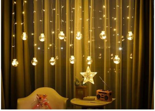 Fényfüggöny 108LED - meleg fehér 31V KŚ11346