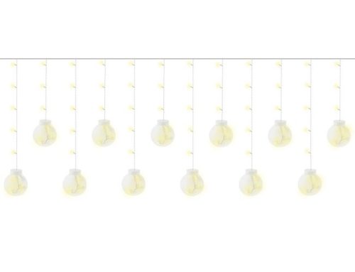 Fényfüggöny 108LED - meleg fehér 31V KŚ11346