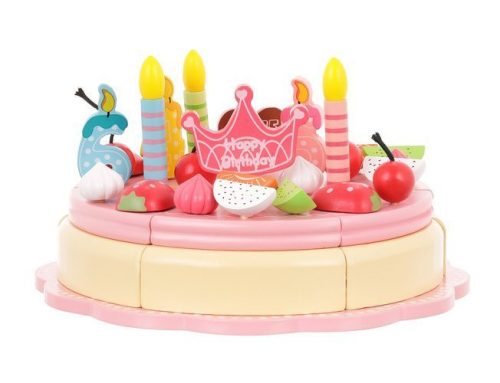 Fából készült születésnapi torta