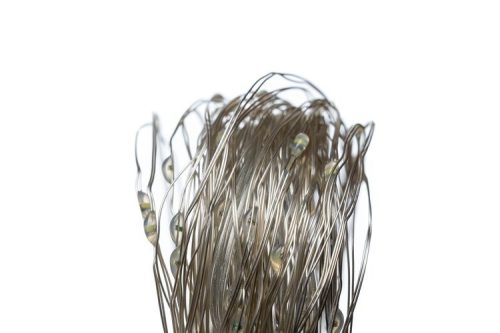 Napelemes fényüzér lámpa - 100 micro LED meleg fehér