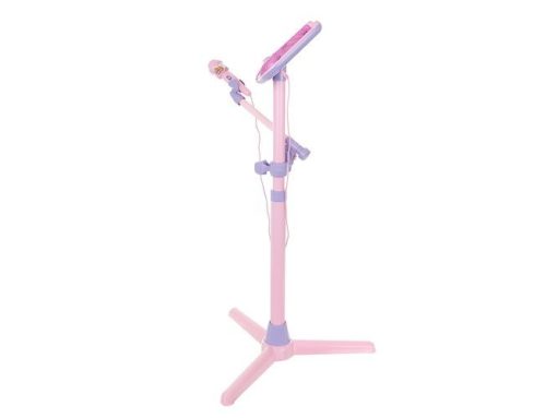 Karaoke állványon mikrofonnal - rózsaszín