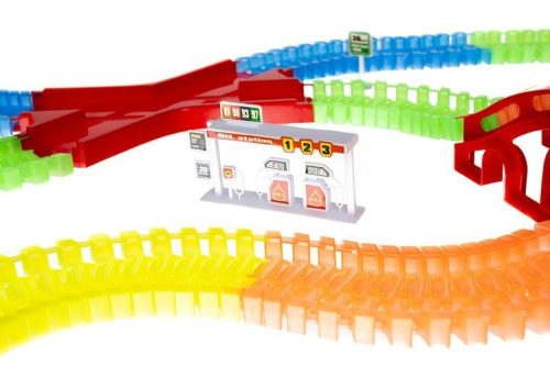 458 részes világító autópálya készlet 2 autóval