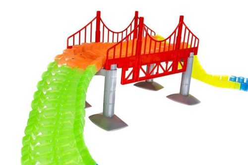 458 részes világító autópálya készlet 2 autóval