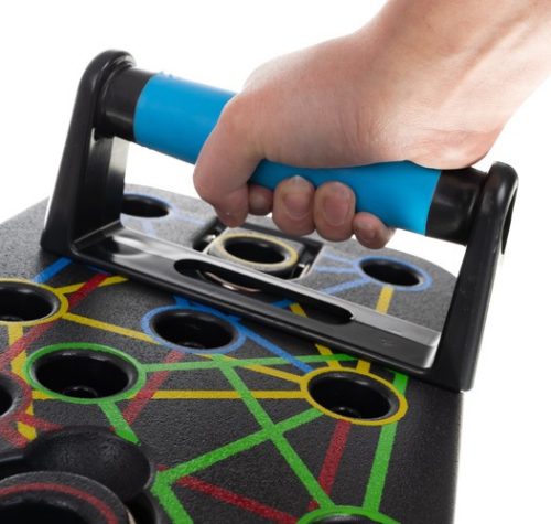 Push-up deszka - fogantyú vonalakkal