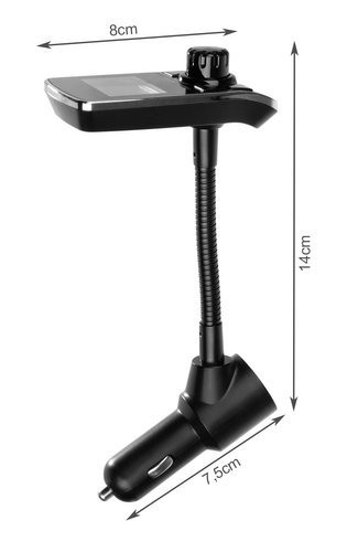 Multifunkciós autós FM transzmitter