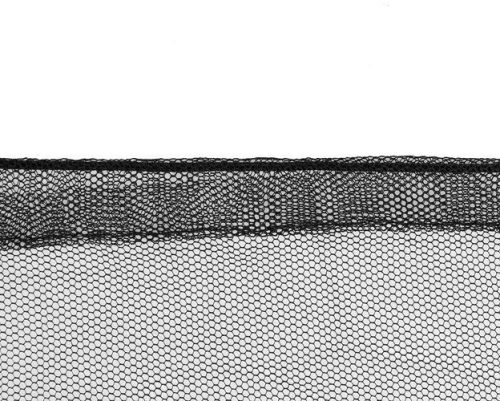 Kerti esernyő szúnyoghálóval 3,5 m - fekete