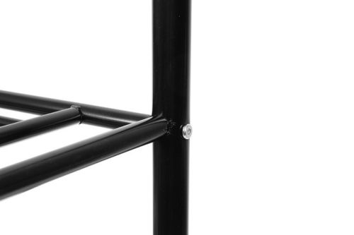 Masszív vas ruhafogas, állvány 3 sor cipőpolccal, 18 akasztóval