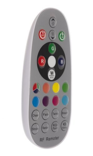 15m-es kerti fényfüzér RGB LED izzókkal, 21 világítási móddal, hangérzékeléssel