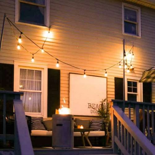 Függesztett kerti füzér 5m 24V IP44