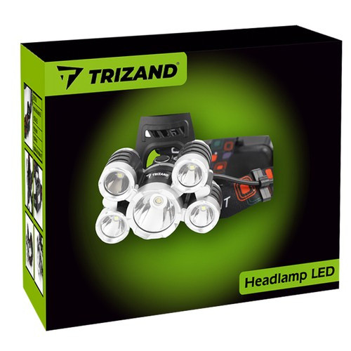 Fejlámpa 5 x LED T6 CREE LED T6
